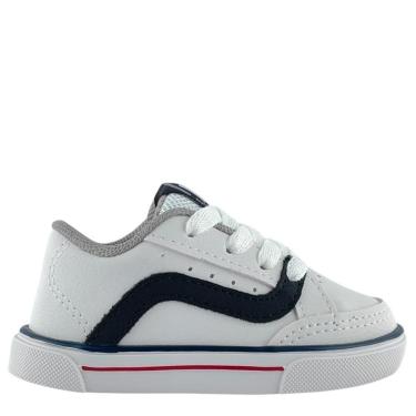 Imagem de Tênis Molekinho Preto Branco Meninos - 2133688-Masculino