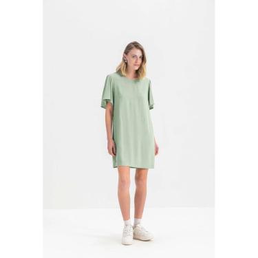 Imagem de Vestido Feminino Em Viscose Essendi Verde Claro