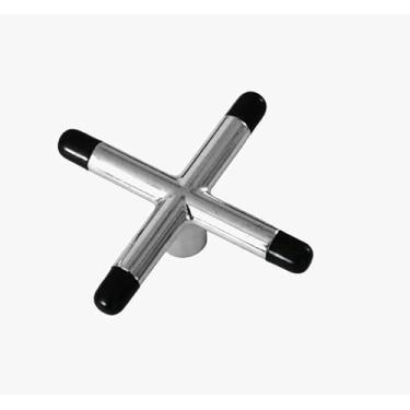 Imagem de Cabeça de ponte de descanso de taco de bilhar de metal, acessório antiderrapante para suporte de taco de sinuca para uso profissional e doméstico