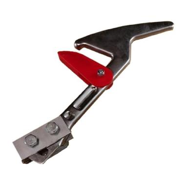 Imagem de Generic Trava de degrau para escada extensível, peça para escada de fibra de vidro tipo a, acessório profissional, gancho de mola reforçado e ampliado em, Parafuso Esquerdo de 6.5 Cm