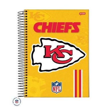 Imagem de Caderno Jandaia universitário NFL 200x275mm 240 folhas