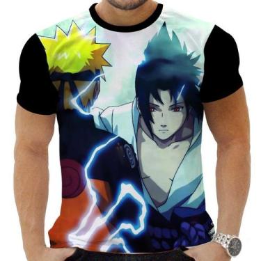 Imagem de Camiseta Camisa Personalizada Anime Naruto Sasuke Uchiha 11 - Zahir St
