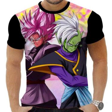 Imagem de Camiseta Camisa Personalizada Anime Clássico Dragon Ball Goku Black 02