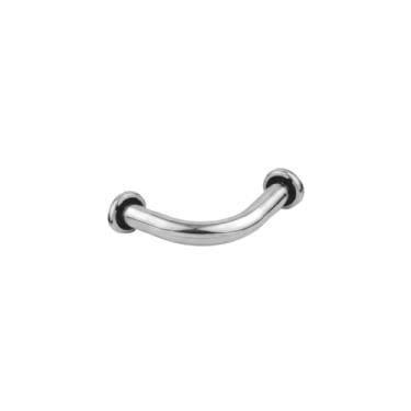 Imagem de Barra de Apoio Para Banheiro Vários Modelos Alça de Segurança Acessibilidade Idosos Deficientes(Barra Canto 90º Pés/Depilar)