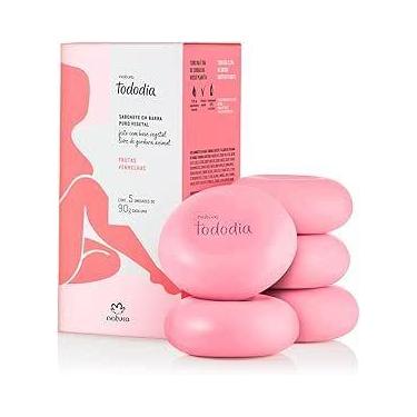 Imagem de Sabonete Natura Tododia Frutas Vermelhas 5 Unidades De 90g