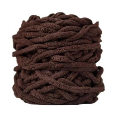 Imagem de Fio De Tricô De Chenille Macio, Linha De Algodão Ice Strip, Lã DIY Par