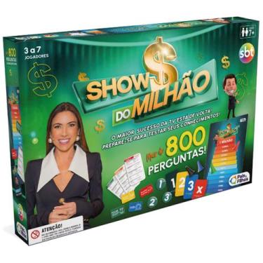 Imagem de Show Do Milhão Jogo Tabuleiro Sbt 800Perguntas Silvio Santos, Colorido