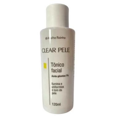 Imagem de Tônico Facial Com 7% Ácido Glicólico Clear Pele Abelha Rainha 120ml