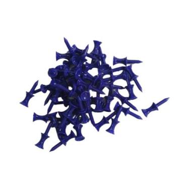 Imagem de Tees De Golfe De Plástico Coloridos 50 Peças Com Degraus Para Drivers,