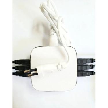 Imagem de Carregador 6 Saídas Usb Universal Bivolt Tomada Rápida 7a