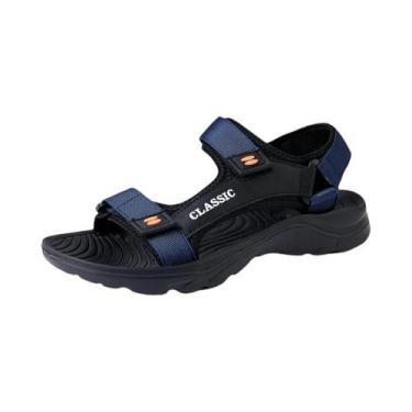 Imagem de Sandálias Romanas Masculinas Confortáveis E Respiráveis Para O Verão, 