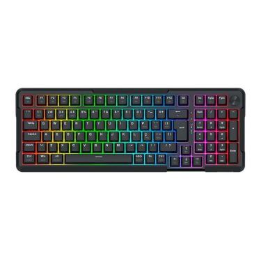 Imagem de Teclado Mecânico Redragon Arlokks, RGB, ABNT2, Switch RPC Linear, Tri-Mode, Preto