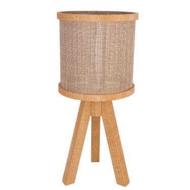 Imagem de Abajur Muller Oxford Tripé Natural 1 Lâmpada 130na