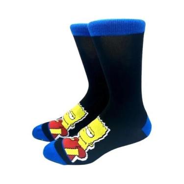 Imagem de Meias De Skate Unissex De Algodão Com Estampa De Anime Harajuku, Meias