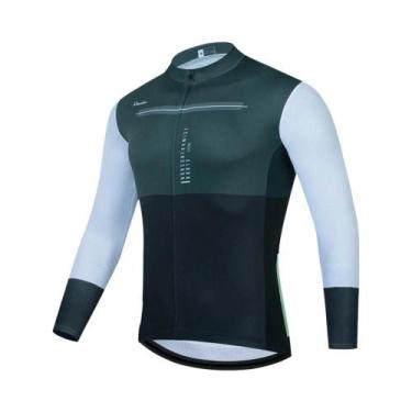 Imagem de Jaqueta De Ciclismo Masculina De Manga Longa Raudax MTB, Jersey De Tri