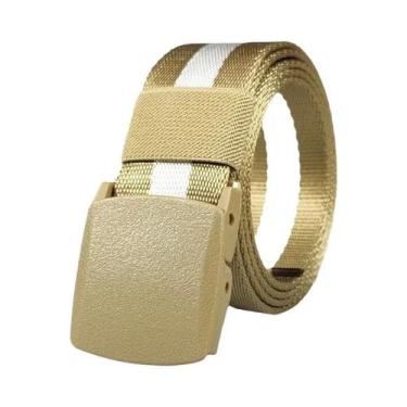 Imagem de Cinto Tático De Nylon Vermelho Com Fivela Automática Para Homens E Mul