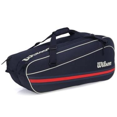 Imagem de Raqueteira Wilson Team 6PK Marinho