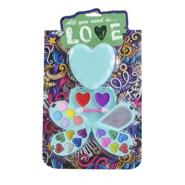 Imagem de Estojo de Maquiagem Infantil DiscoTeen Coracao All You Need is Love, U