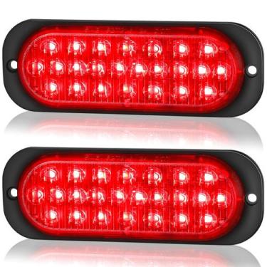 Imagem de Luzes traseiras de reboque LINKITOM Oval Aluminium IP67 à prova d'água