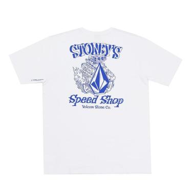 Imagem de Camiseta Volcom Speed Shop - Branco-Masculino