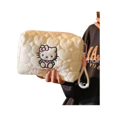 Imagem de Bolsa De Maquiagem Sanrio Hello Kitty De Grande Capacidade, Nuvem Maci