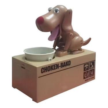 Imagem de Cofre Cofrinho Cachorrinho Come Moeda Automático Infantil - OPAPRO, Ma