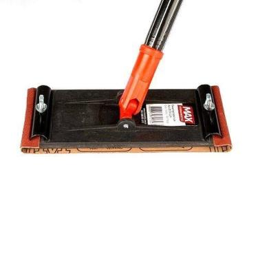 Imagem de Lixadeira Manual Plástica 9x8CM com Cabo 1,2M Suporte Articulado Plástico Resistente Ma...