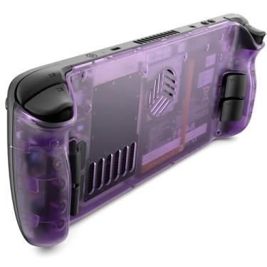 Imagem de Placa Trasera JSAUX para Steam Deck OLED/LCD Transparente Morado