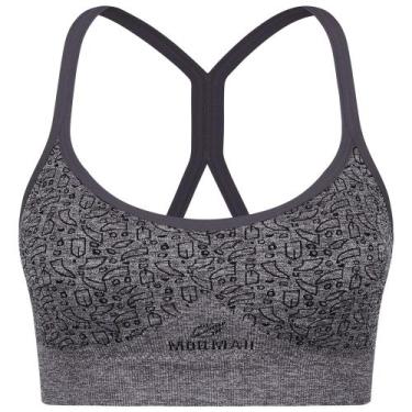 Imagem de Top Mormaii Com Bojo Removível Feminino Esportivo E Estampado Para Aca