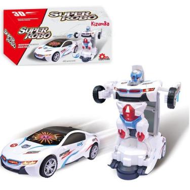 Imagem de Carrinho Vira Robô Transformers Bate e Volta com Luz e Som Brinquedo I