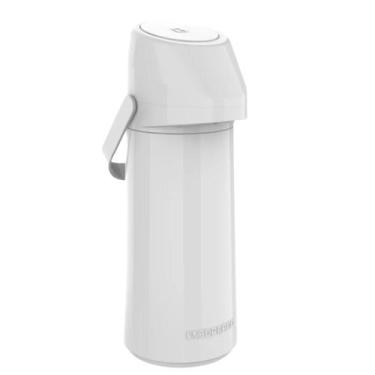 Imagem de Garrafa Termica Rubi 1 Litro Cor Branca Café Chá Soprano