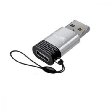 Imagem de Adaptador Conversor USB 3.1 TIPO-C Fêmea para USB 2.0 Macho - Jonh Var