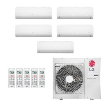 Imagem de Ar-Condicionado Multi Split Inverter LG 48.000 (4x Evap HW 9.000 + 1x 