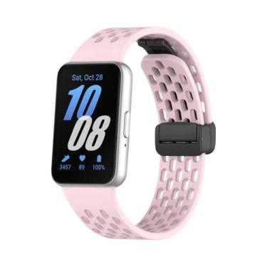 Imagem de Pulseira De Substituição Para Samsung Galaxy Fit 3, Faixa De Silicone 