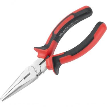 Imagem de Alicate Bico Meia Cana 6 Pol 160mm Profissional com Revestimento Niquelado e Cabo Ergonômico Mtx