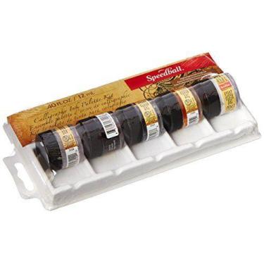 Imagem de Kit de Tinta Para Caligrafia 05 Unidades + Godê Speedball 3133