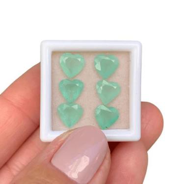 Imagem de 6ø Esmeralda Coração 6,10ct - ENE2ESE