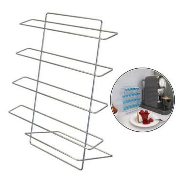 Imagem de Suporte Porta 24 Cápsula Inox Organizador Café Stolf Nespres - HOME22