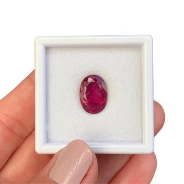 Imagem de Turmalina Rubelita Roxeada Oval 5,37ct - ENE2ESE