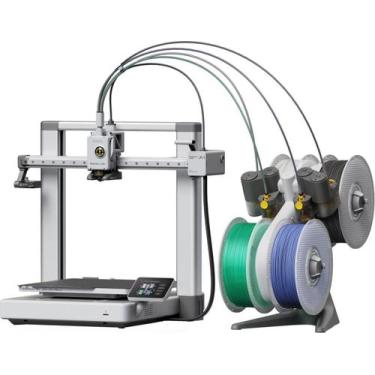 Imagem de Impressora 3D Bambu Lab A1 Combo Com AMS Lite FDM 256x256x256mm Alta V