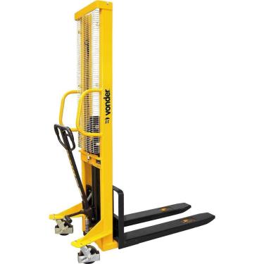 Imagem de Empilhadeira Manual EMN 100 1,0 Tf Garfo Fixo Amarelo e Preto Vonder