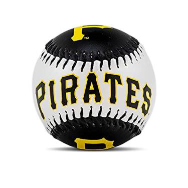 Imagem de Franklin Sports Bola de beisebol MLB Pittsburgh Pirates Team Baseball – Logotipo da equipe MLB – Brinquedo de beisebol para crianças – Ótima decoração para mesas e escritório