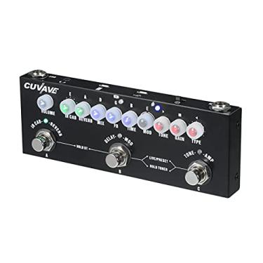 Imagem de Kiboule Pedal De Efeito Combinado De Guitarra Elétrica Multifuncional Portátil Cube Baby Com Reprodução De Música Sem Fio Telefone Ou Função De Interface Preto
