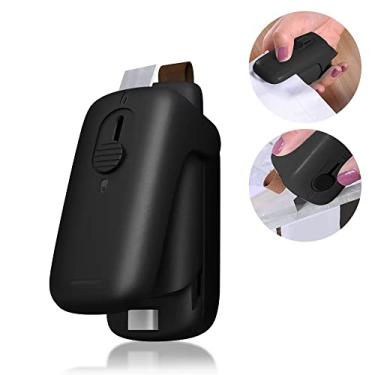 Imagem de burko Mini bolsa portátil seladora a vácuo térmica com cortador para sacos plásticos de armazenamento de alimentos