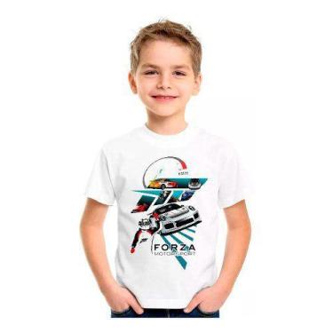 Imagem de Camiseta Forza Game Carros Camisa Adulto Infantil - Vetor Camisaria