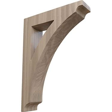 Imagem de Ekena Millwork BKTW01X06X09THWA-CASE-4 Suporte de madeira Thorton, 4 cm L x 16 cm P x 23 cm A, Nogueira, 4 unidades