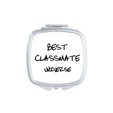 Imagem de Best Classmate Universe – Espelho portátil compacto com bolso e maquiagem dupla face