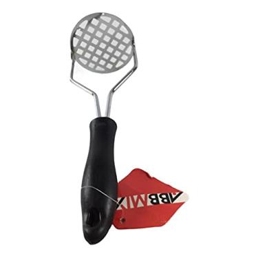 Imagem de Abbmix Amassador de Batatas, Legumes e Feijão - Preto - Aço inox e Plástico - Mashers