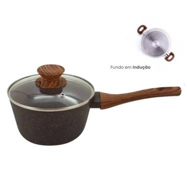 Imagem de Panela Antiaderente Cerâmica 16Cm Indução Avulsa - Granito