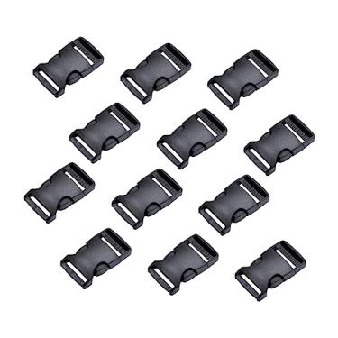 Imagem de EXCEART 48 Peças Fivela De Liberação Rápida Clipe De Substituição De Liberação Lateral Rápida Estalos Fivelas De Mochila Fivelas De Cinta Fivela De Cinto Selvagem Viagem Plástico
